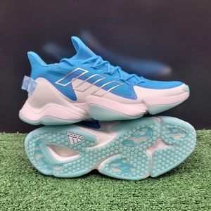 Adidas Mahomes 1 Impact Sky Rush FLX Sky Blue White Size 11.5 Men HQ7167